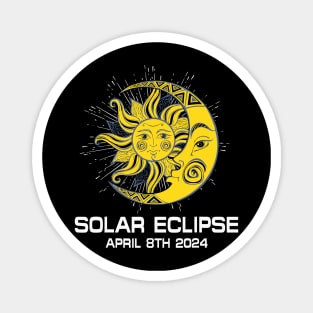 April 8th 2024 - Total Solar Eclipse 2024 Magnet